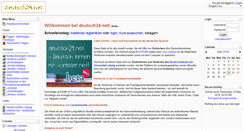 Desktop Screenshot of deutsch24.net