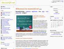 Tablet Screenshot of deutsch24.net